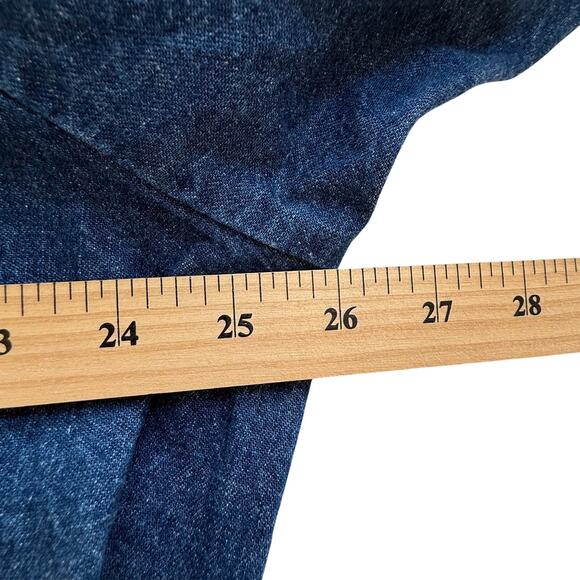 VTG 80s Dickies Denim Chore Coat Mens XL 52 Blue Jean Jacket Western Boho Indie - Picture 4 of 9